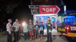 Patroli Cipkon Blue Light Polsek Asakota Sambangi Warga dan Pemuda, Antisipasi Gangguan Kamtibmas
