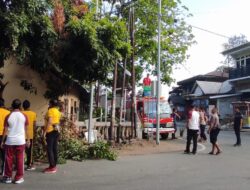 Polsek Rasanae Timur Benahi Pos Pol Kumbe, Siap Difungsikan Kembali Layani Masyarakat