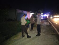 Polsek Gangga Gelar Patroli Blue Light Jaga Kondusivitas 3 Desa
