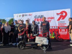 Semarakkan Hari Koperasi Nasional, Kapolres Sumbawa Barat Hadiri Car Free Day dan Senam Sehat Bersama Forkopimda