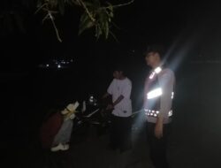 Polsek Bayan Gelar Patroli Blue Light ke Objek Vital dan Dialogis Bersama Warga