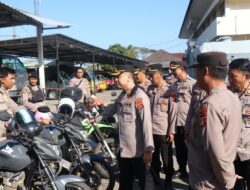 Kapolres Sumbawa Barat Periksa Kendaraan Dinas, Tekankan Kesiapan Operasional dan Tanggung Jawab Personel