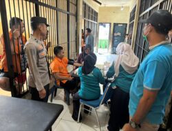 Pemeriksaan Kesehatan Tahanan Dilaksanakan Secara Rutin, Polres Sumbawa Barat Utamakan Pelayanan Humanis