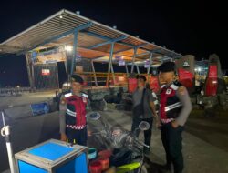 Sat Samapta Polres Lombok Utara Gelar Patroli Dialogis di Pelabuhan Bangsal dan Objek Vital
