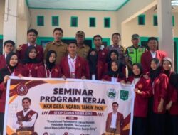 Bhabinkamtibmas Polsek Madapangga Hadiri Seminar Program Kerja KKN Universitas STKIP Tamsis