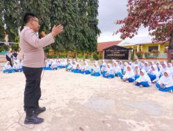 Cegah Penyalahgunaan Narkoba Sejak Dini, Panit II Binmas Polsek Sape Berikan Penyuluhan Hukum kepada Pelajar MTs Darussakinah