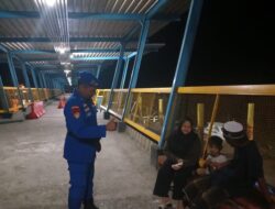 Sat Polairud Polres Lombok Utara Gelar Patroli Dialogis di Pelabuhan Bangsal