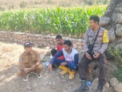 Sambang Kamtibmas Humanis, Bhabinkamtibmas Polsek Belo Ajak Warga Jaga Kondusifitas Kamtibmas