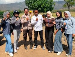 Bhabinkamtibmas Polsek Woha Hadiri Peletakan Batu Pertama Program Percepatan Peningkatan Tata Guna Air (P3-TGAI)