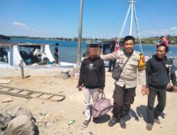 Polsek Labuhan Badas Amankan Terduga Pelaku Percobaan Pemerkosaan Disertai Pengancaman Dengan Parang