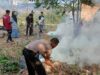 Polres Bima Kota Laksanakan Program Indonesia Asri, Gotong Royong Bersihkan Tempat Pemakaman Umum di Kelurahan Ule