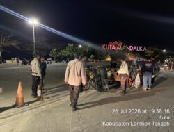 Patroli Presisi Polresta Lombok Tengah Jaga Kondusivitas Kawasan Wisata Mandalika