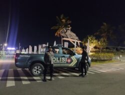 Patroli Malam di Kawasan Mandalika, Polsek Kawasan Mandalika Antisipasi Aksi 3C