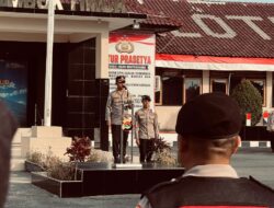 Kapolres Lombok Timur Pimpin Apel Pagi, Tekankan Disiplin dan Pelayanan Maksimal kepada Masyarakat