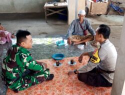 Bhabinkamtibmas dan Babinsa Bersinergi Sambangi Warga Dusun Batu Rangkep, Jaga Kamtibmas Tetap Kondusif
