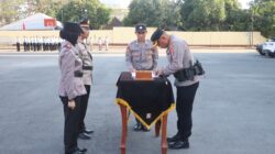 Kapolresta Loteng Pimpin Upacara Penyerahan Jabatan Wakapolresta dan Sertijab Kapolsek Jajaran.