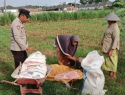 Dukung Ketahanan Pangan Nasional, Polsek Labuapi Gerakkan Warga Desa Karang Bongkot