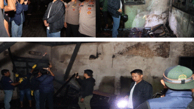 Kebakaran Melanda Asrama 3 Putra MA Muallimin NW Anjani, Kapolres LotimTerjun Langsung Ke TKP