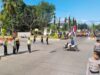 Pastikan Kegiatan Berjalan Aman, Polres Bima Kota Laksanakan Pengamanan Lomba Gerak Jalan SMA