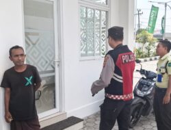 Polsek Pemenang Laksanakan Pengamanan di Bank NTB Syariah