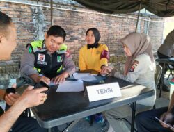 Pastikan Personel Prima, Polres Lombok Barat Gelar Skrining Kesehatan Jelang Tes Kesamaptaan Jasmani