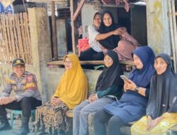 Wujudkan Lingkungan Aman, Polmas Rabadompu Timur Sambang Dialogis dan Sosialisasikan Layanan Call Center 110