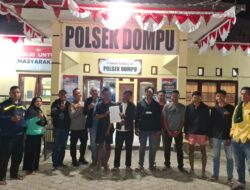 Polsek Dompu Redam Keributan Dua Dusun di Mbawi, Kedua Pihak Sepakat Berdamai