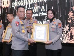 Torehkan Prestasi Gemilang di Ajang Rakernis Polda NTB, Polres Sumbawa Terima Penghargaan Pelayanan Prima Kapolri