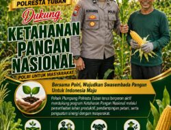 Polsek Plumpang Polresta Tuban Turun Langsung Cek Tanaman Jagung Warga