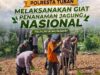 Bhabinkamtibmas Polsek Tuban Dukung Ketahanan Pangan Nasional Melalui Pemanfaatan Lahan Pekarangan