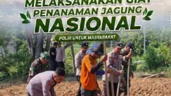 Bhabinkamtibmas Polsek Tuban Dukung Ketahanan Pangan Nasional Melalui Pemanfaatan Lahan Pekarangan