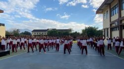 Olahraga Bersama, Kapolres Bima Kota Dorong Personel Tetap Sehat dan Solid