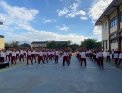 Olahraga Bersama, Kapolres Bima Kota Dorong Personel Tetap Sehat dan Solid