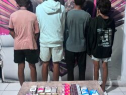 Empat Pemuda Diduga Terlibat Curat Diamankan Tim Opsnal Satreskrim Polres Bima Kota