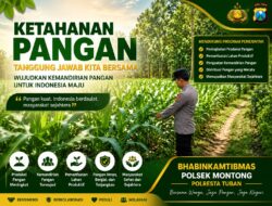 *Polsek Montong Polresta Tuban Turun Cek Tanaman jagung Warga di Desa Bringin*