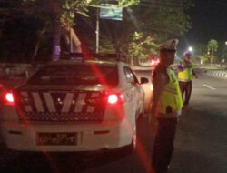 Jaga Jalur Utama Tetap Kondusif, Satlantas Polres Lombok Barat Gencarkan Patroli Dini Hari di Bypass BIL