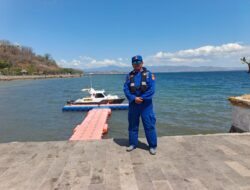 Jaga Keselamatan Wisatawan, Sat Polairud Polres Bima Kota Laksanakan Pengamanan Wisata Bahari di Pantai Lawata
