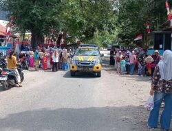 Meriahkan HUT RI ke-81, Polsek Wera Amankan Pawai Karnaval PAUD hingga SD/MI