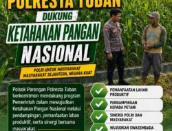 DALAM RANGKA DUKUNG PROGRAM ASTACITA, BHABINKAMTIBMAS DESA NGAWUN POLSEK PARENGAN POLRESTA TUBAN SAMBANG PETANI JAGUNG DI DESA NGAWUN KEC. PARENGAN KAB. TUBAN