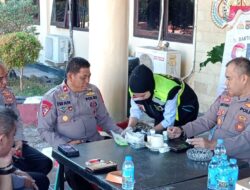 Pastikan Stamina PJU Dalam Kondisi Prima, Si Dokes Polres Bima Kabupaten Gelar Pengecekan Kesehatan