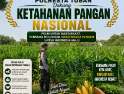 Polri Dukung Astacita, Polsek Semanding Polresta Tuban Turun Cek Tanaman jagung milik Warga di Desa Semanding
