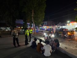 POLRES DOMPU GELAR PATROLI CIPTA KONDISI, SASAR GENERASI MUDA DAN ANTISIPASI GANGGUAN KAMTIBMAS