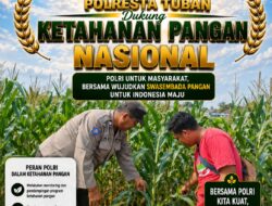 [07.52, 12/8/2026] Deni Tuban Jatim: Polsek Soko Polresta Tuban Turun Langsung Cek Tanaman Jagung Warga
