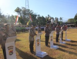 Kapolres Lombok Utara Pimpin Sertijab, Sejumlah Pejabat Strategis Berganti