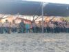 POLSEK HU’U AMANKAN UPACARA PEMBUKAAN PERKEMAHAN AKBAR HUT PRAMUKA KE-64