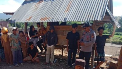 POLSEK MANGGELEWA RESPONS CEPAT TANGANI PENEMUAN WARGA MENINGGAL DUNIA DI DESA TEKASIRE