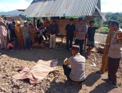POLSEK MANGGELEWA RESPONS CEPAT TANGANI PENEMUAN WARGA MENINGGAL DUNIA DI DESA TEKASIRE