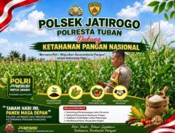 Polsek Jatirogo Turun ke Lahan produktif Desa Jombok Wujudkan Dukungan Astacita Swasembada Pangan