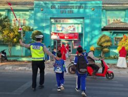 Satlantas Polres Bima Kota Gelar Gatur Pagi, Wujudkan Kamseltibcarlantas yang Aman dan Lancar