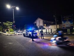 Antisipasi Balap Liar dan Laka Lantas, Sat Lantas Polres Sumbawa Intensifkan Patroli Blue Light di Simpang Samota